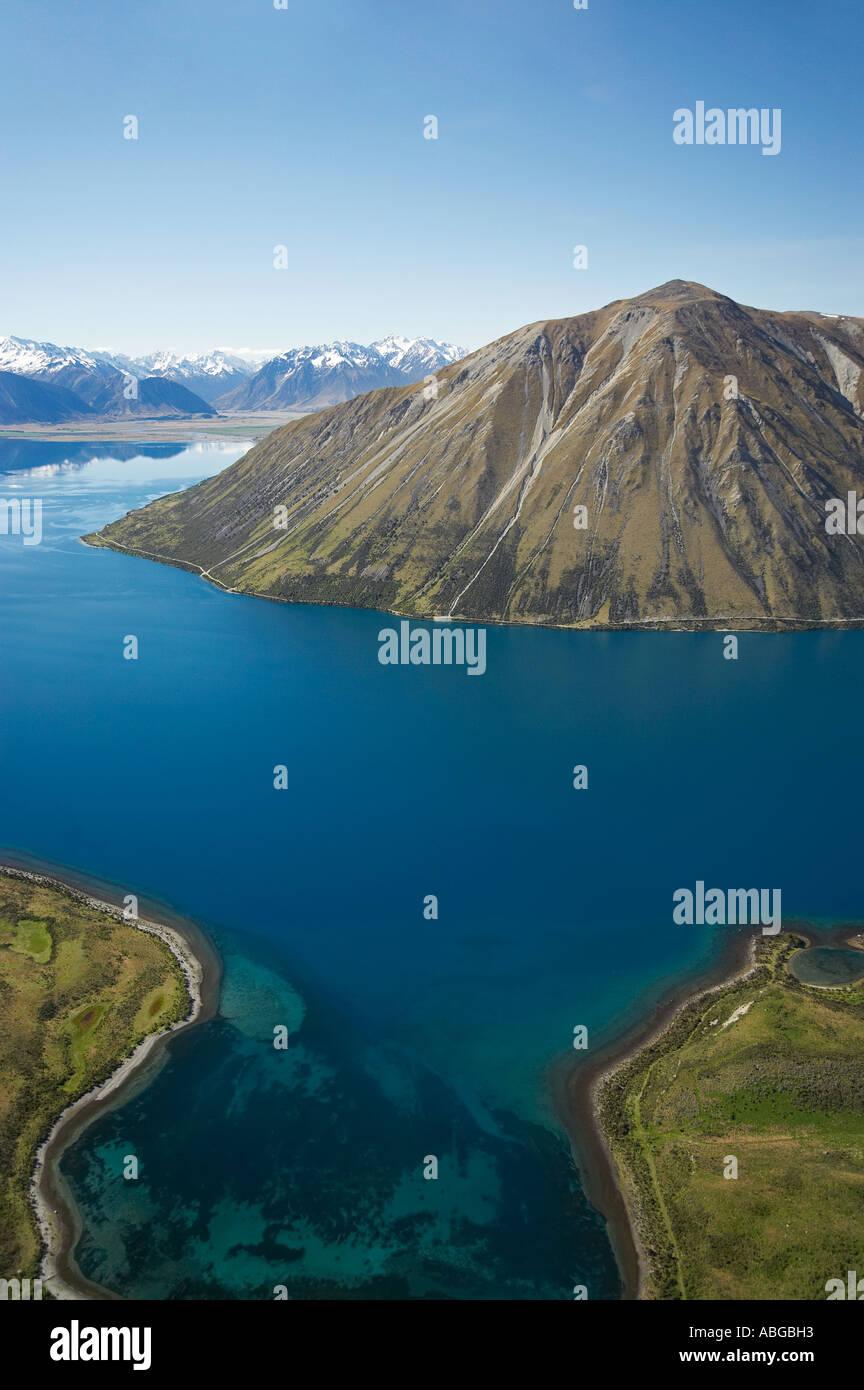 Lake Ohau and Ben Oahu Mackenzie Country South Canterbury South Island ...