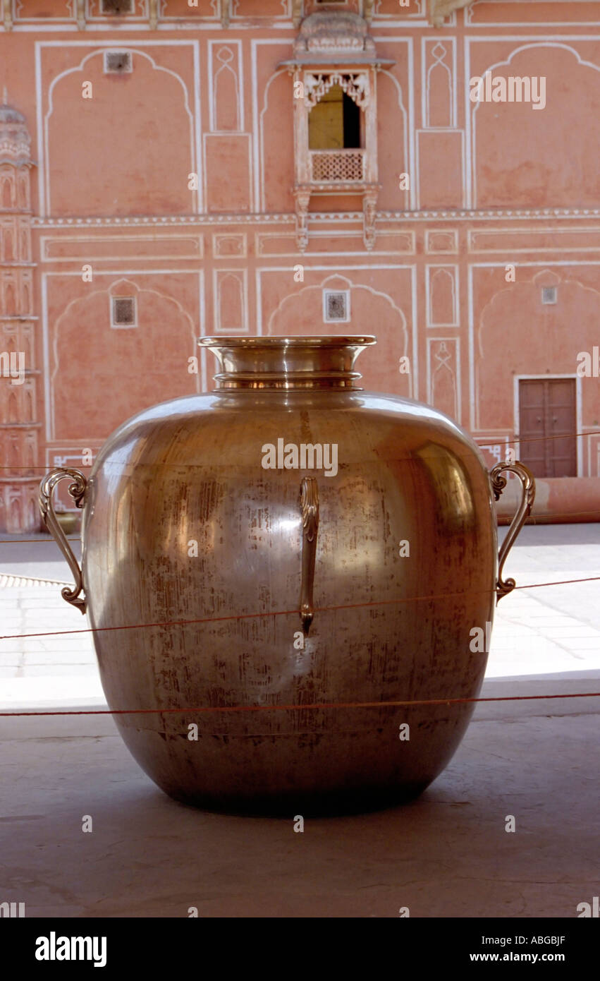 Golden South Indian Water Storage Brass Pot