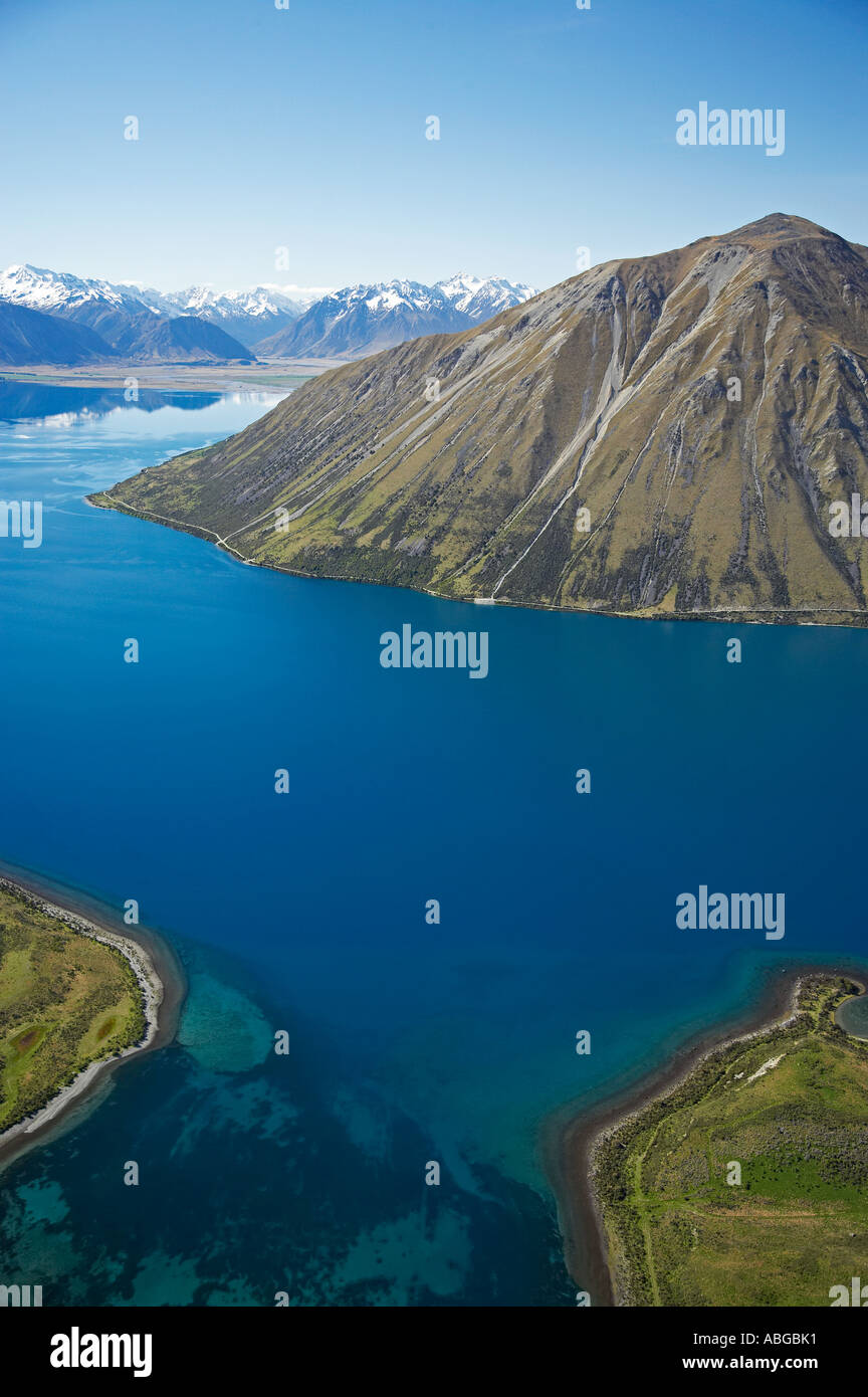 Lake Ohau and Ben Oahu Mackenzie Country South Canterbury South Island ...