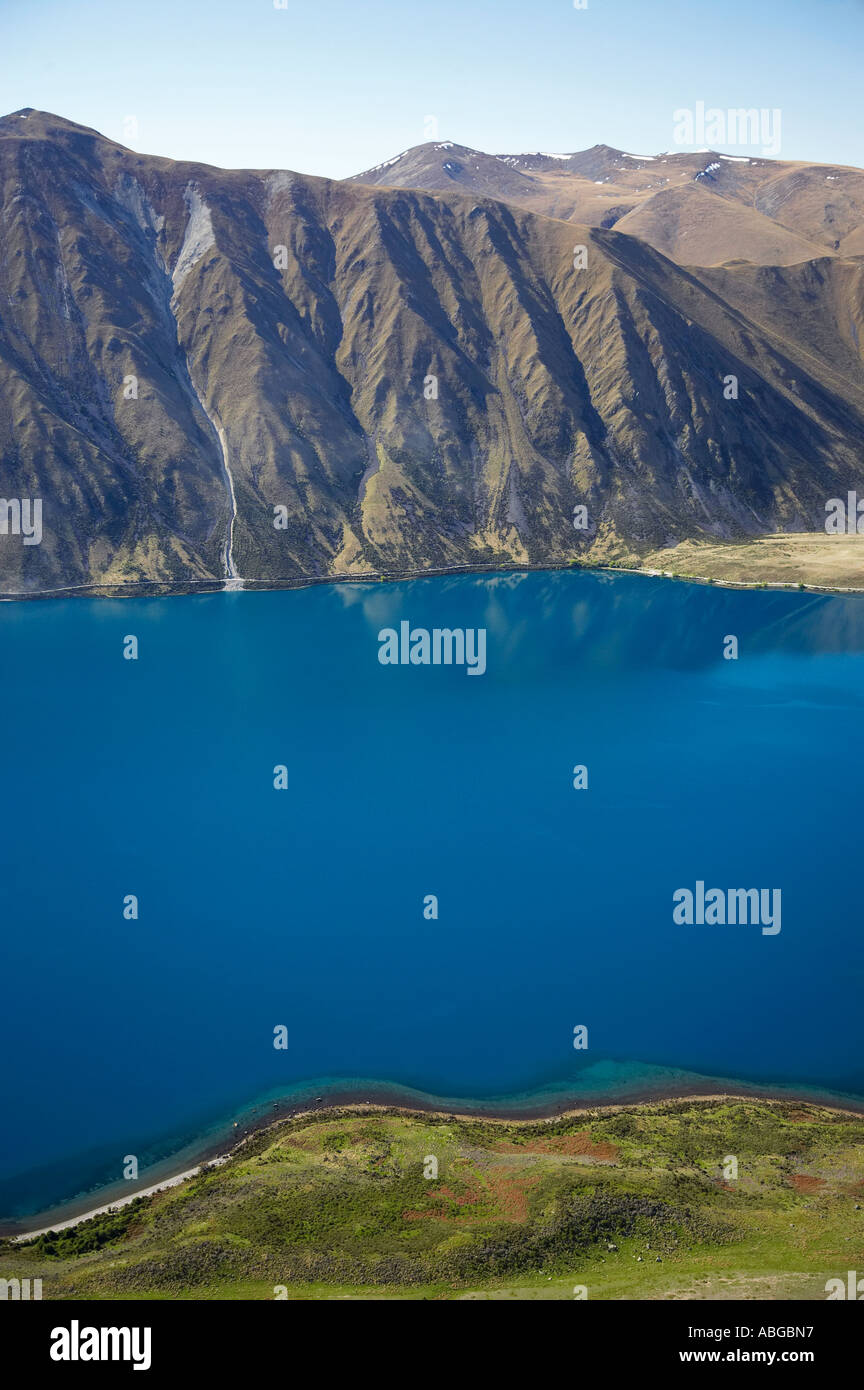 Lake Ohau and Ben Oahu Mackenzie Country South Canterbury South Island ...