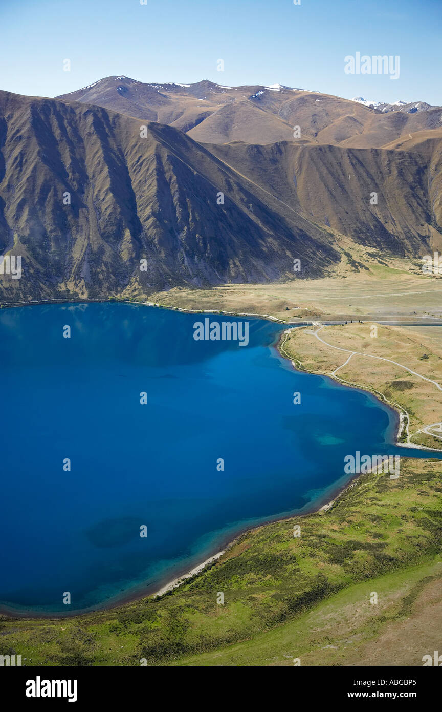 Lake Ohau and Ben Oahu Mackenzie Country South Canterbury South Island ...