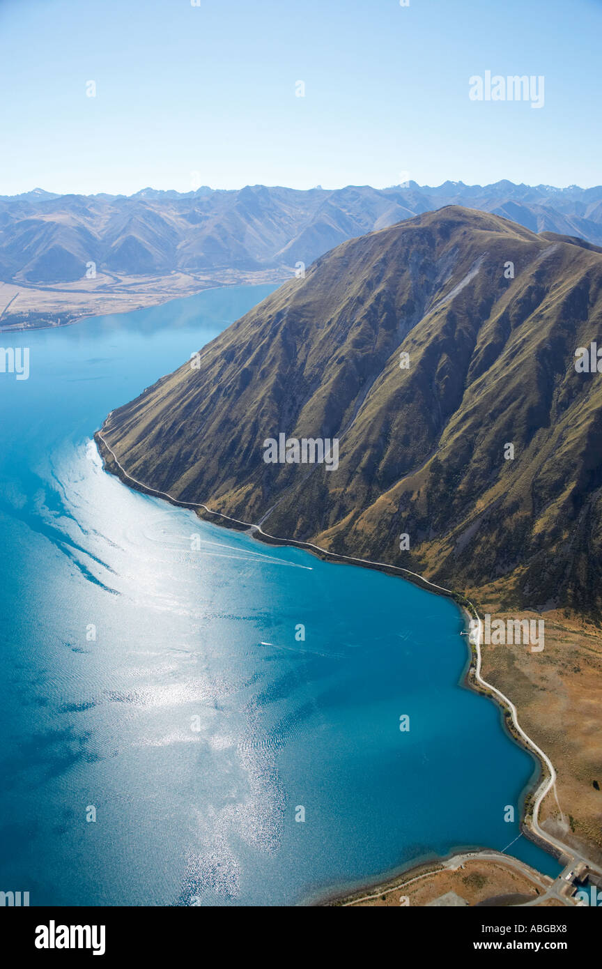 Lake Ohau and Ben Oahu Mackenzie Country South Canterbury South Island ...