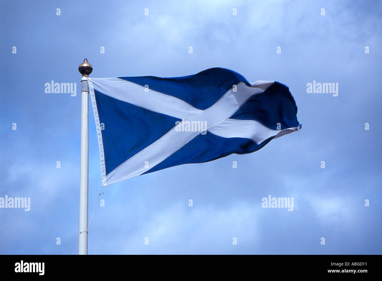 Scottish Saltire Stock Photo
