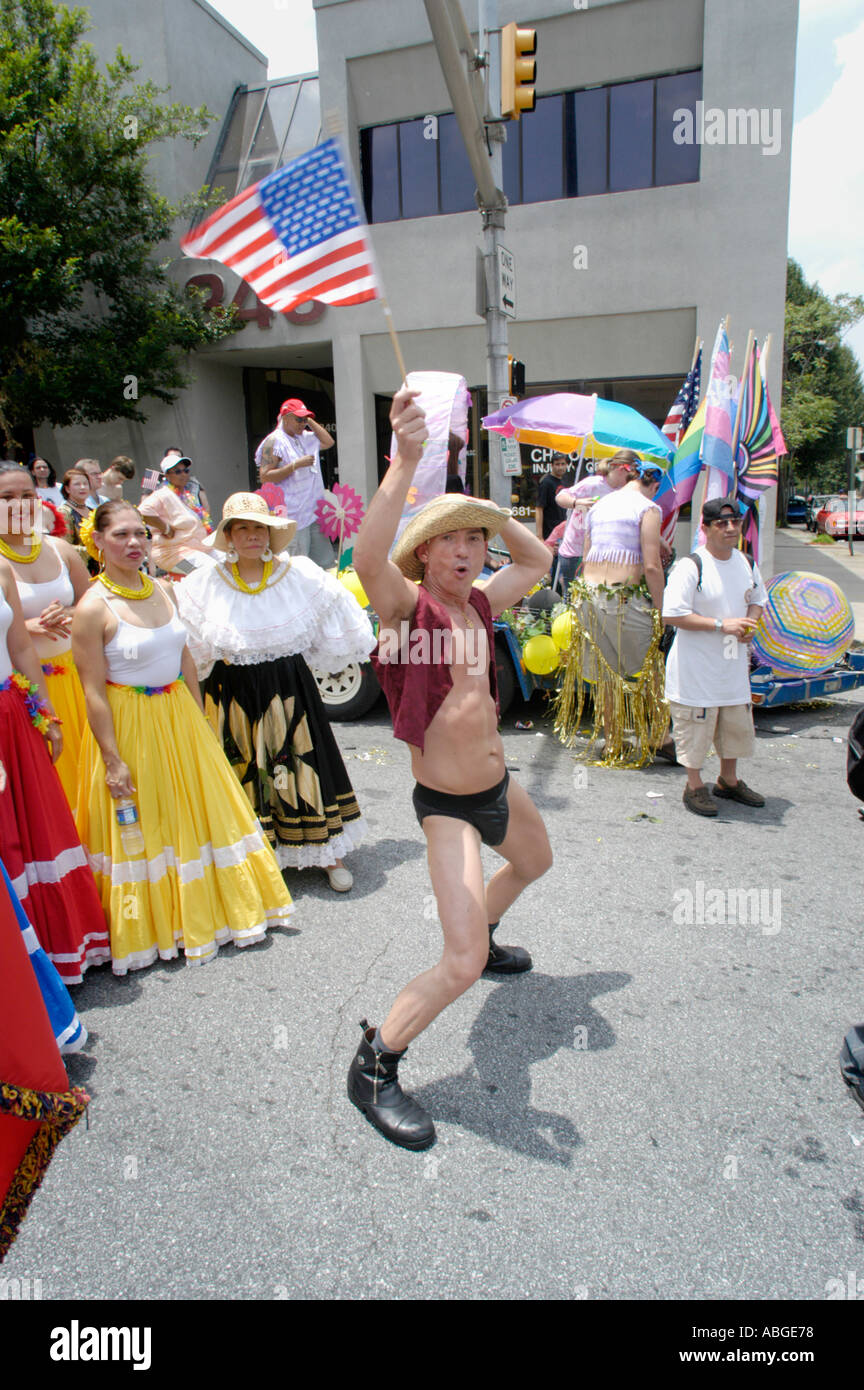 Gay Pride Parade in Atlanta GA US USA Stock Photo Alamy