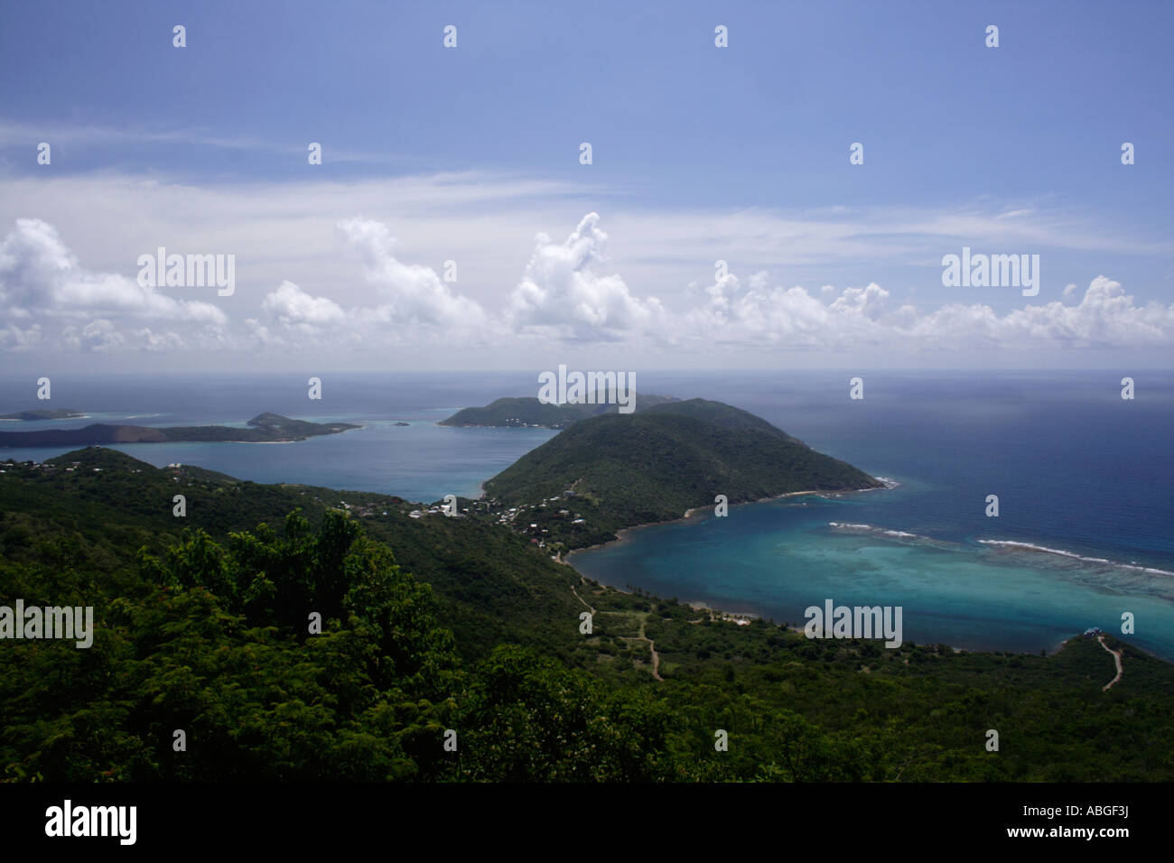 Virgin Gorda, facing Biras Creek and the bitter end yacht club Stock ...