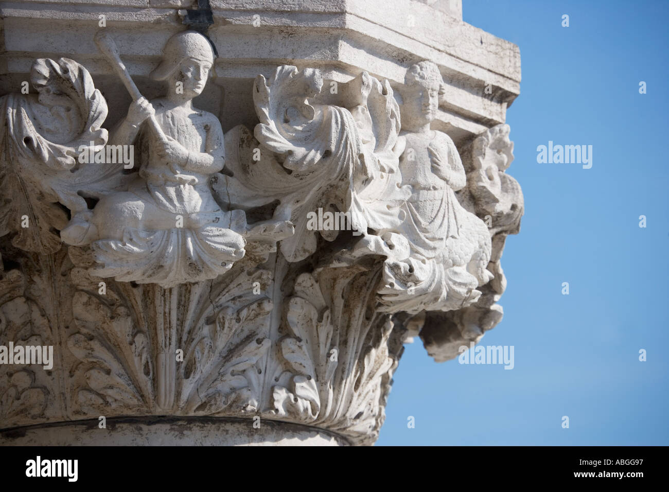 Column on doges palace venice hi-res stock photography and images - Alamy