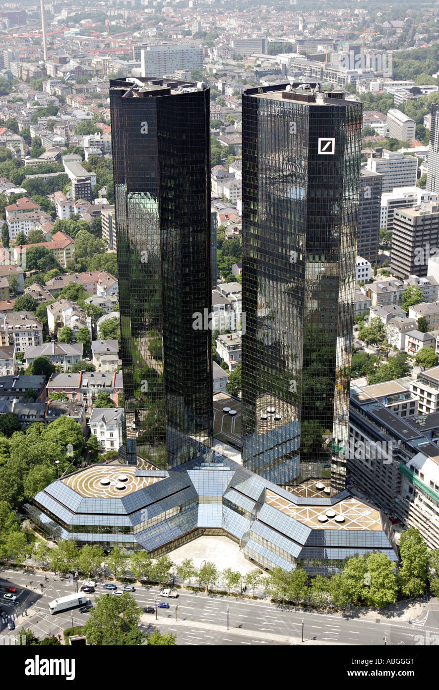 Headquarters Deutsche Bank In Frankfurt Stock Photos & Headquarters Deutsche Bank In Frankfurt
