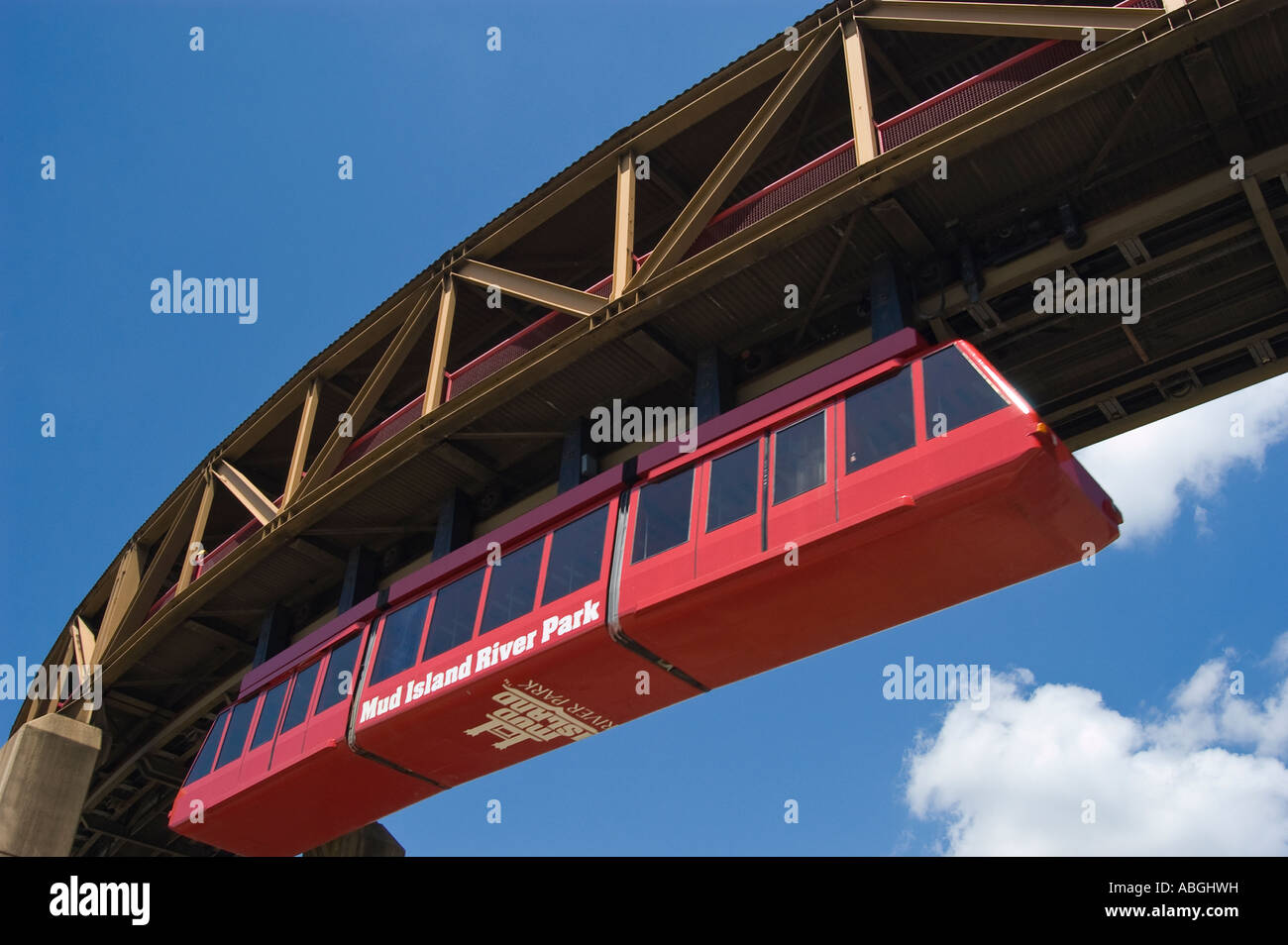 Monorail to the Mud Island River Park in Memphis Tennessee Stock Photo -  Alamy