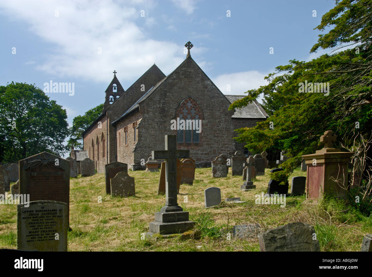 Church of Saint Mary , Gosforth . Lake District National Park , Cumbria ...