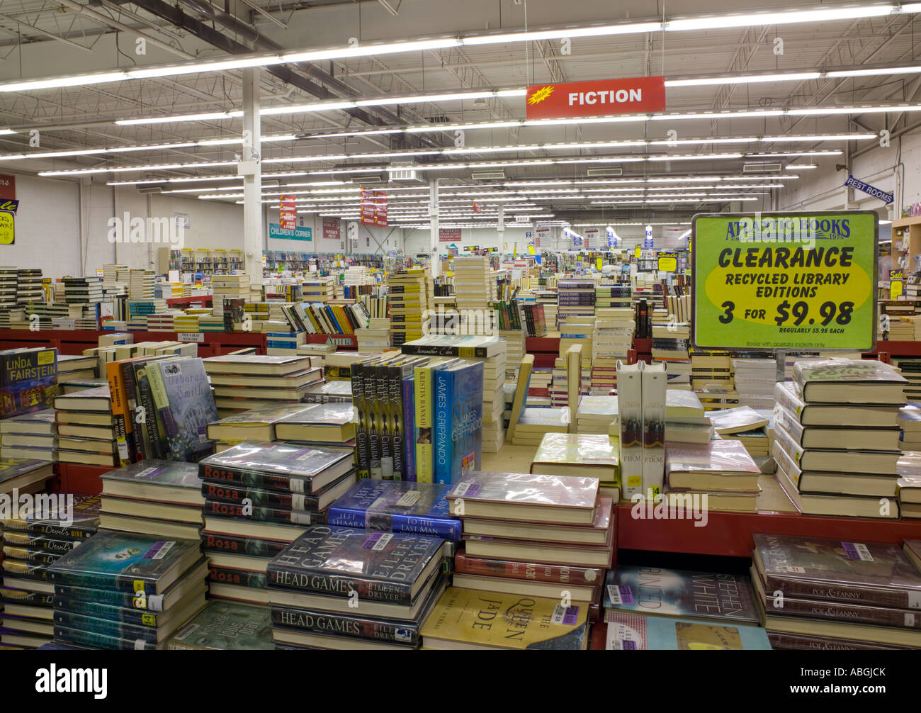 Atlantic Book Warehouse, Montgomeryville, Pennsylvania, USA Stock Photo