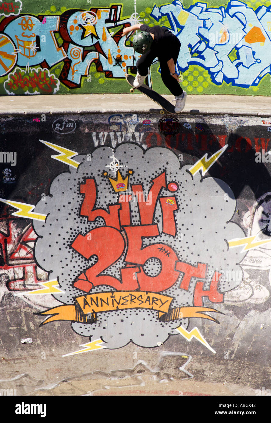 Livingston Skatepark 25th Anniversary Stock Photo Alamy