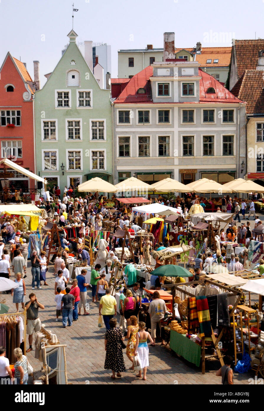 Medieval Market Operates In Summer At The Town Hall Square In