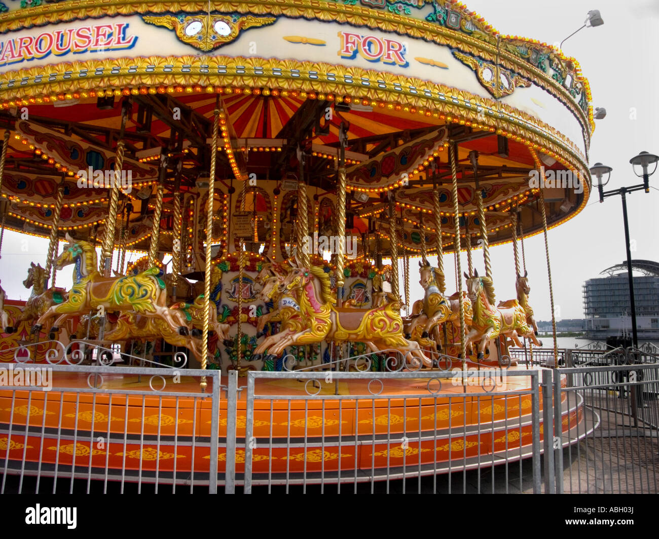 Carousel cardiff bay hi-res stock photography and images - Alamy