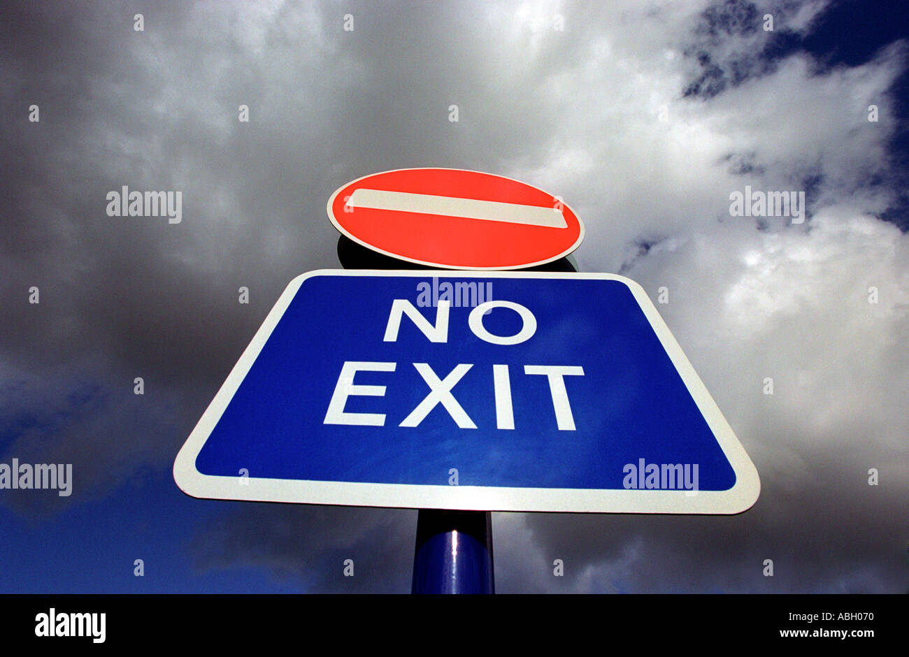 No Exit sign Stock Photo