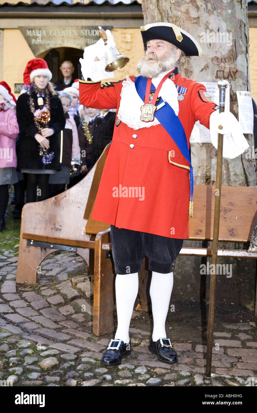 Norwich Town Crier Stock Photo