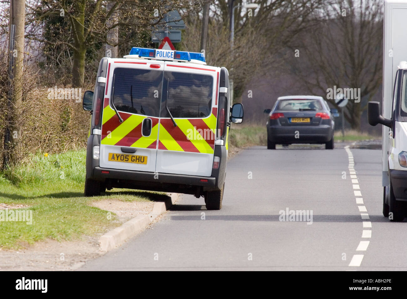 A police operated camera van in UK Stock Photo