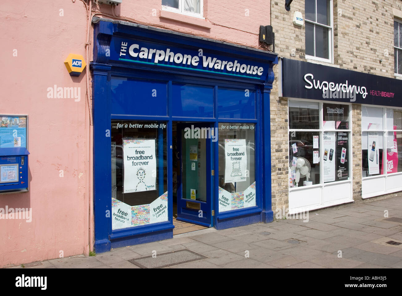 Carphone Warehouse  shop in Bury St Edmunds, Suffolk, UK Stock Photo