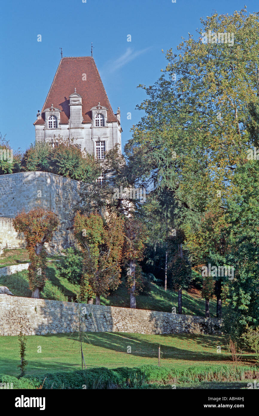 Chateau at Bourg Charente Charente 16 France Stock Photo Alamy