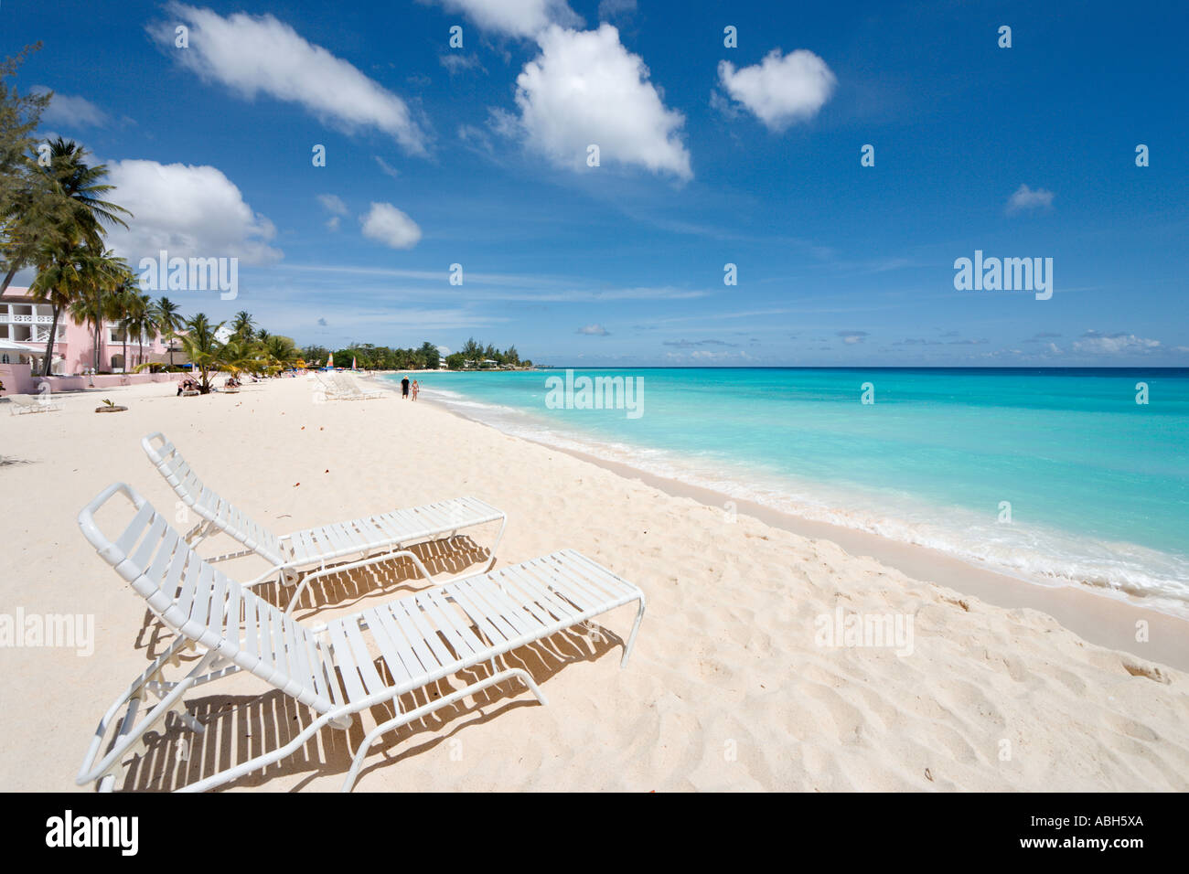 Dover Beach outside Southern Palms Beach Club, St Lawrence Gap, South Coast, Barbados, Lesser Antilles, West Indies, Caribbean Stock Photo
