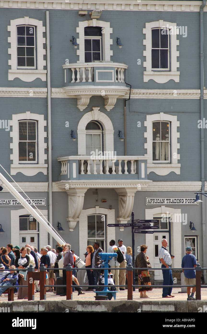Tourists At The V A Waterfront In Cape Town South Africa Stock Photo