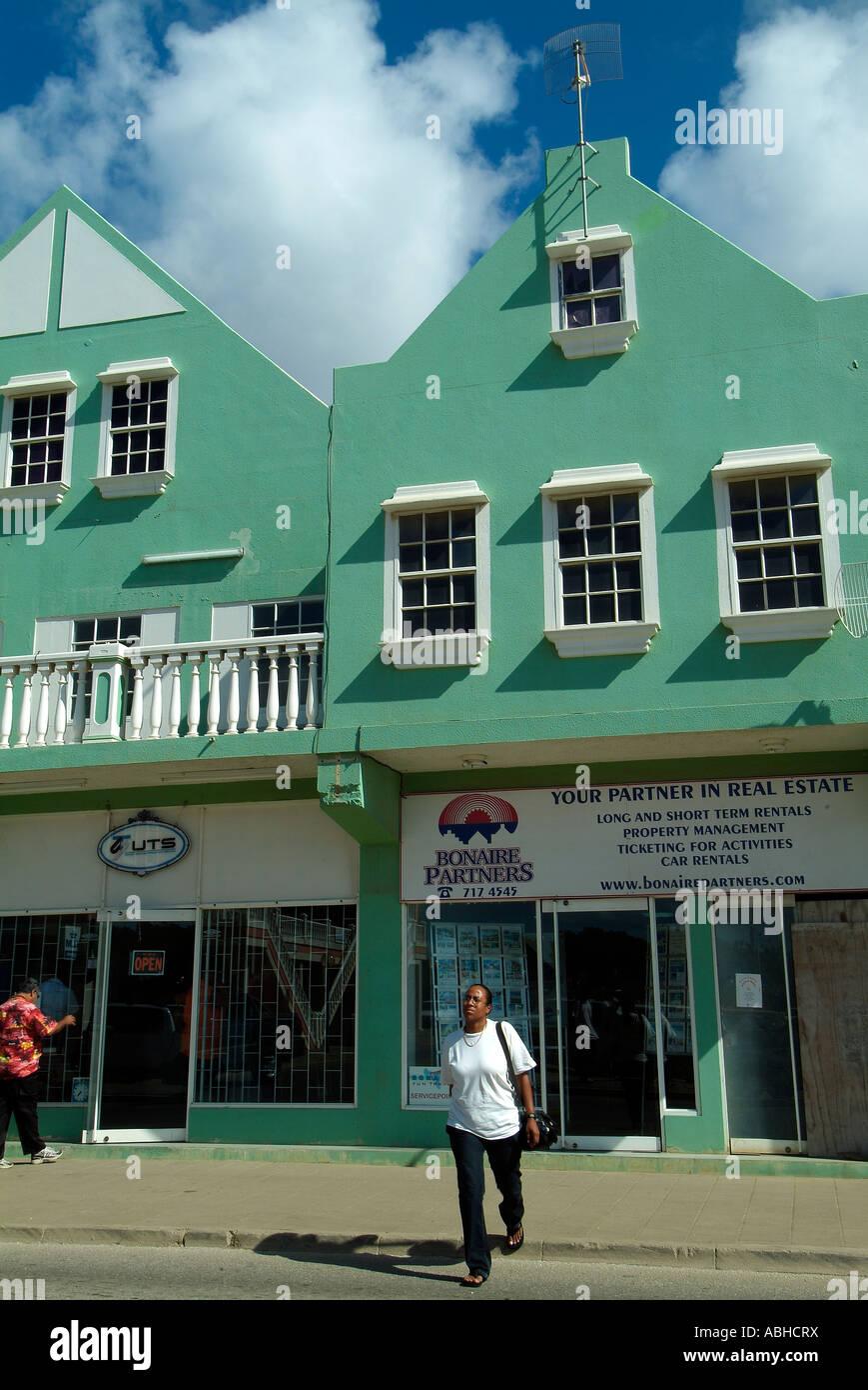 bonaire oceanfront apartments on Bonaire Downtown High Resolution Stock Photography And Images Alamy
