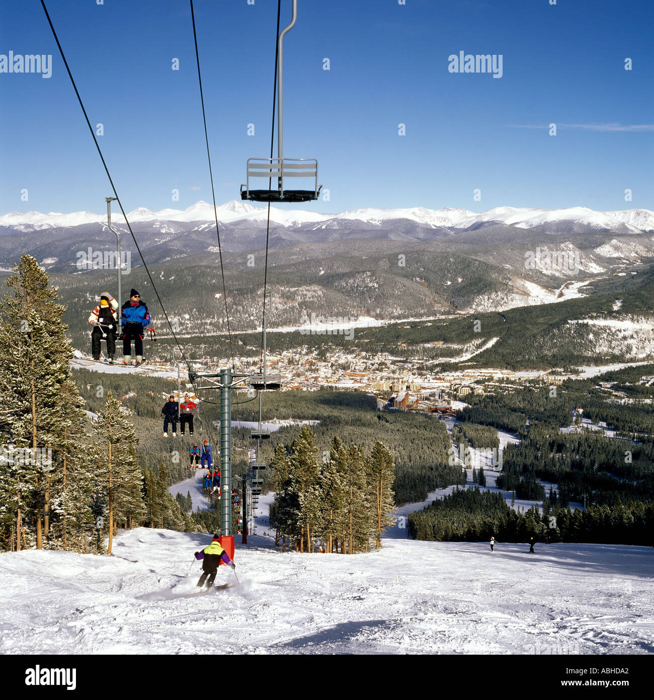 Breckenridge colorado ski resort hi-res stock photography and images