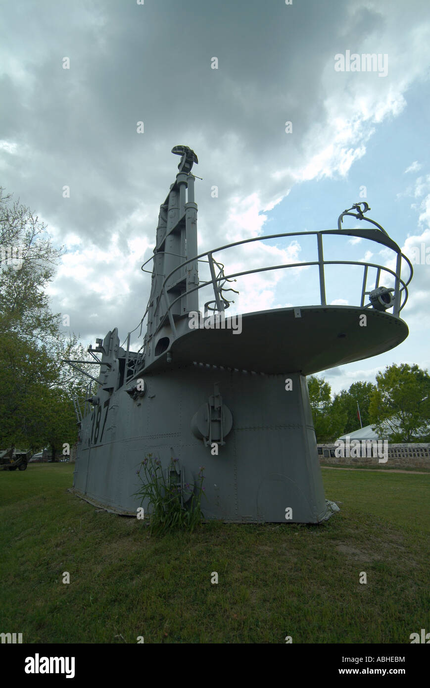 Tower USS Pintado (SS 387) exposed at the Nimitz Museum Stock Photo