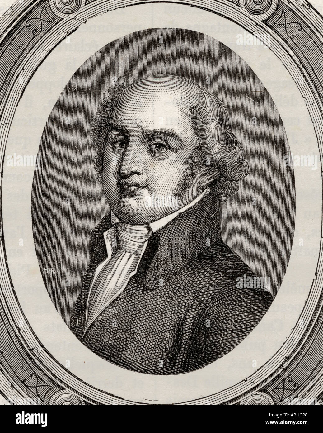 Gilbert Romme, 1750 -1795.  French politician and mathematician during the French revolution Stock Photo