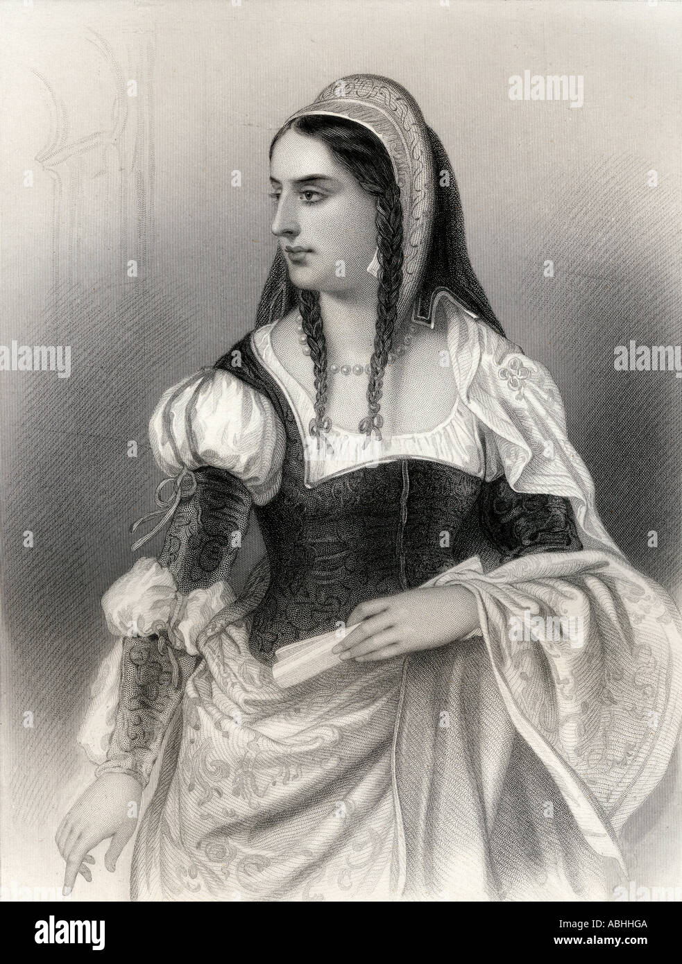 Isabella I, byname Isabella the Catholic, Spanish Isabel la Catolica, 1451 - 1504. Stock Photo