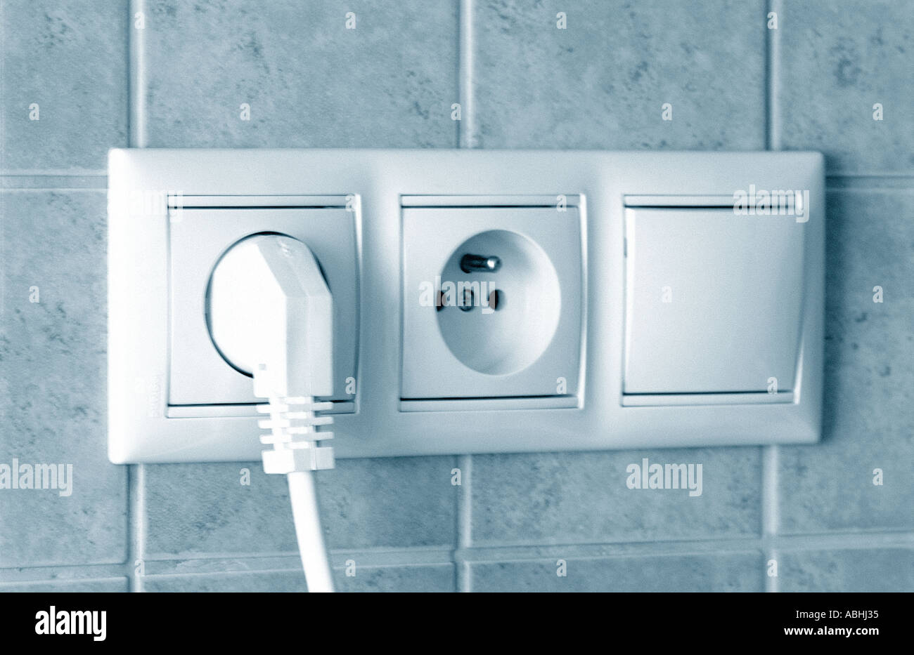 ELECTRIC PLUG AND SWITCH Stock Photo Alamy