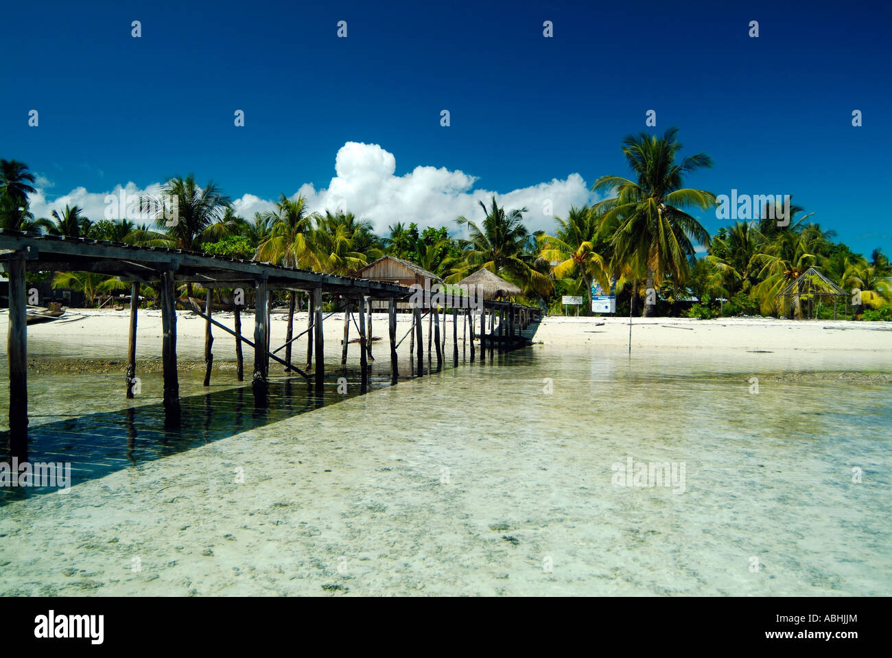 Small island in Raja Ampat Archipelago, Indonesia Stock Photo