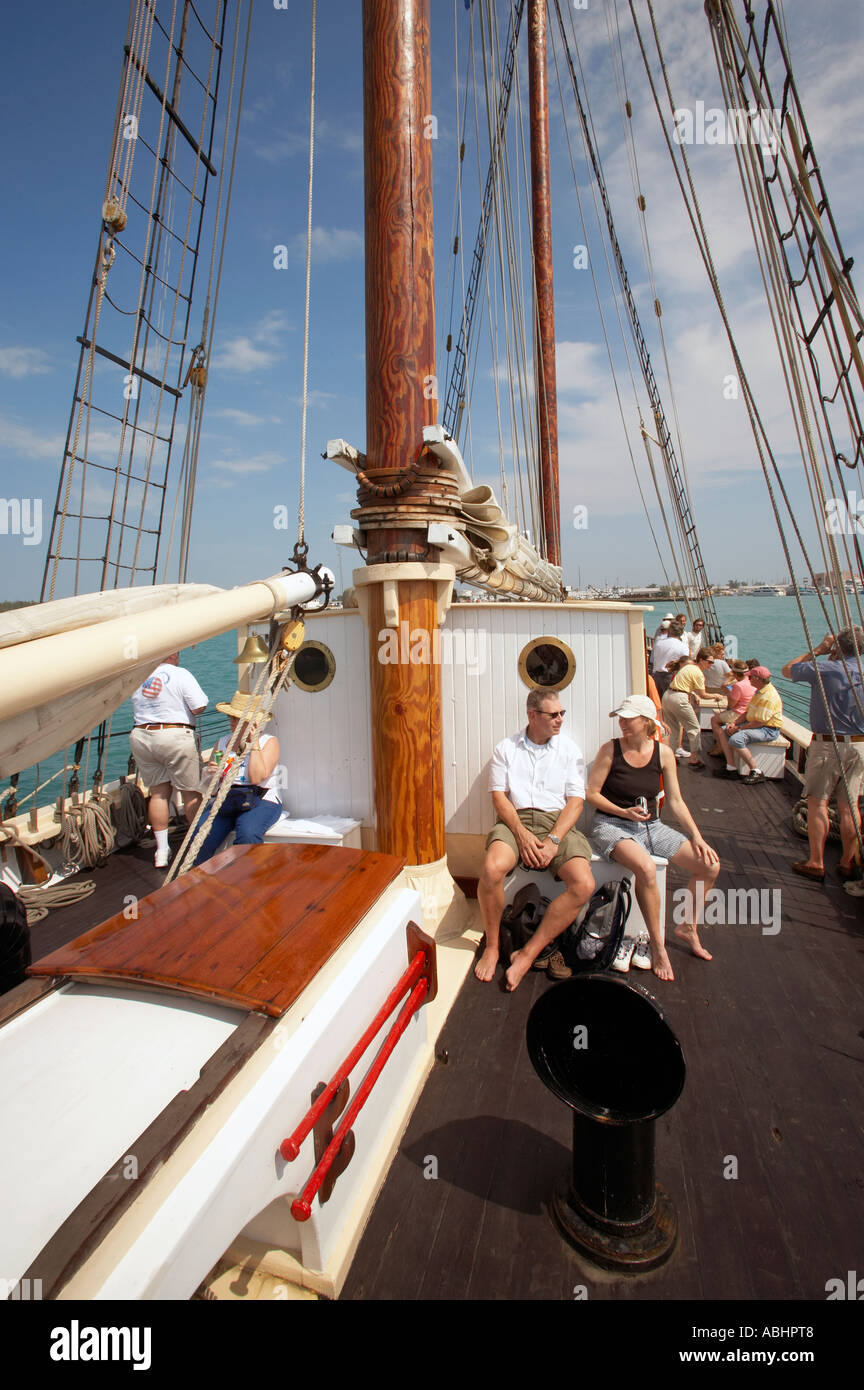 The Key West Flagship The Western Union Schooner Tied Up At The