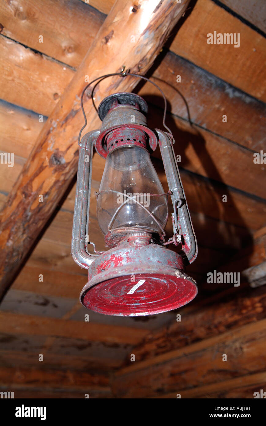 Traditional lumberjack wooden house, North of Quebec Stock Photo Alamy