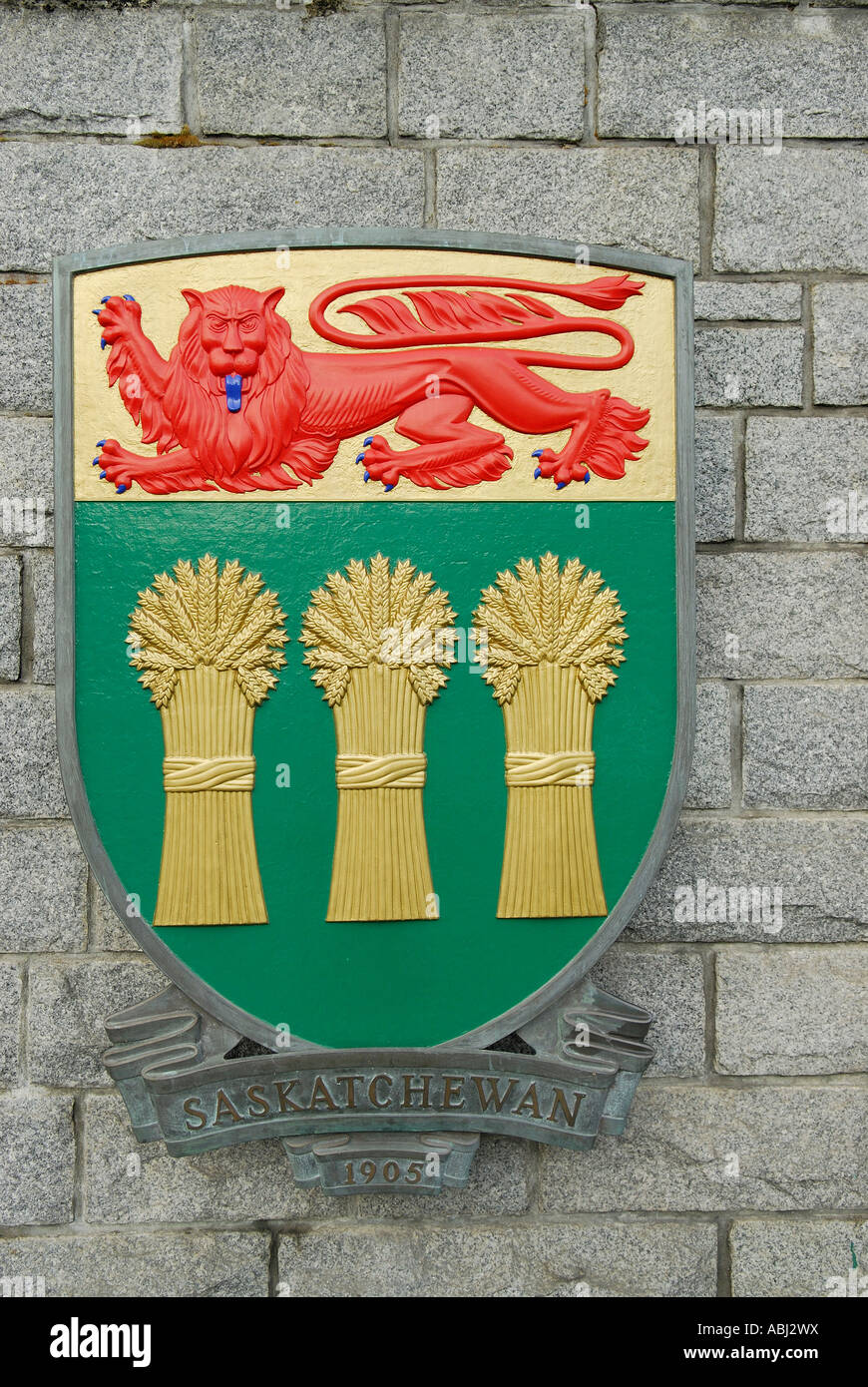 Saskatchewan Coat of Arms Wall Clock Tabard Surcoat 