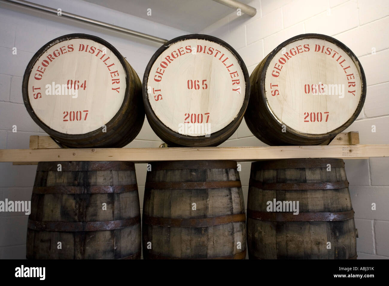 STACKED Whisky barrels Stock Photo Alamy