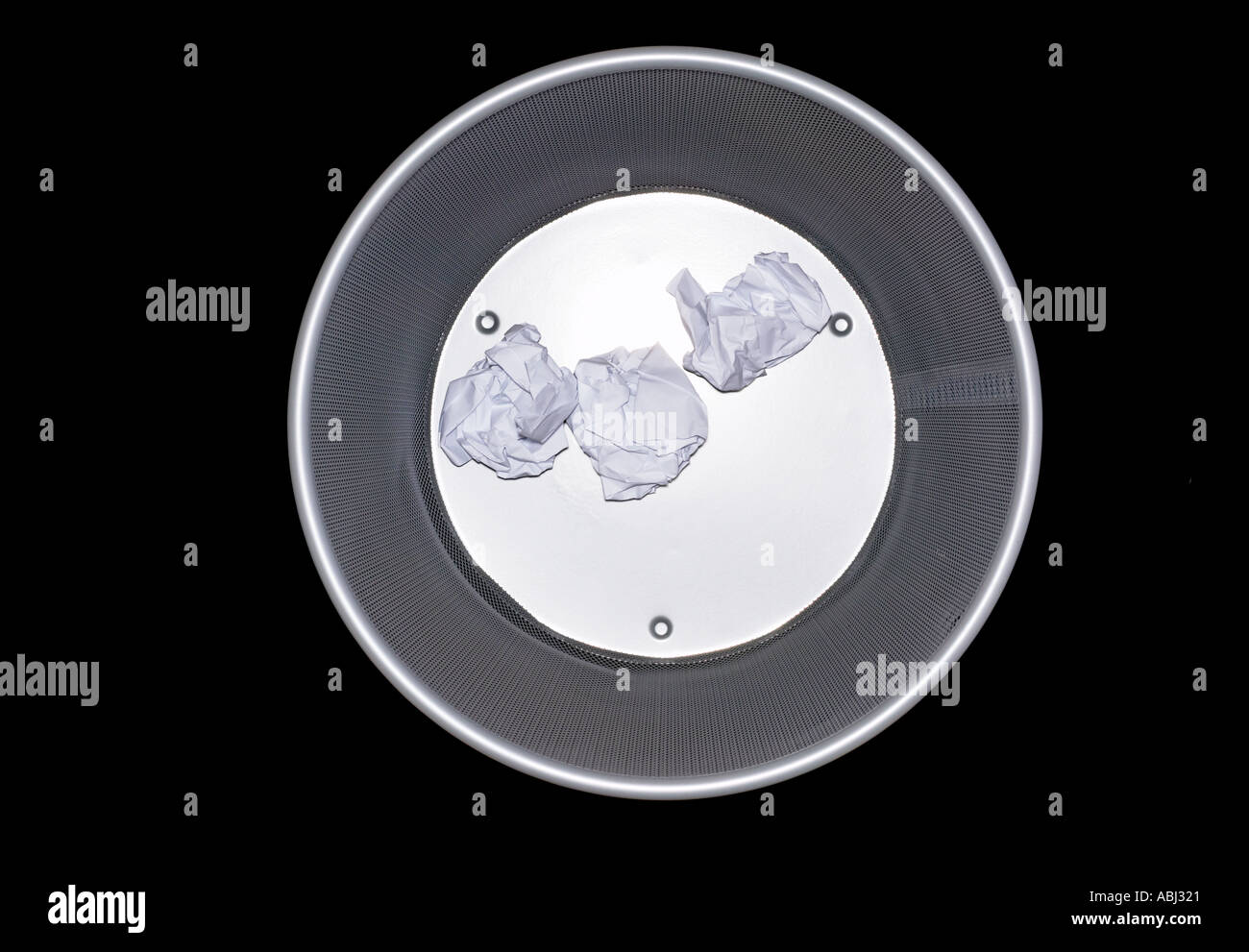 office waste paper basket Stock Photo Alamy