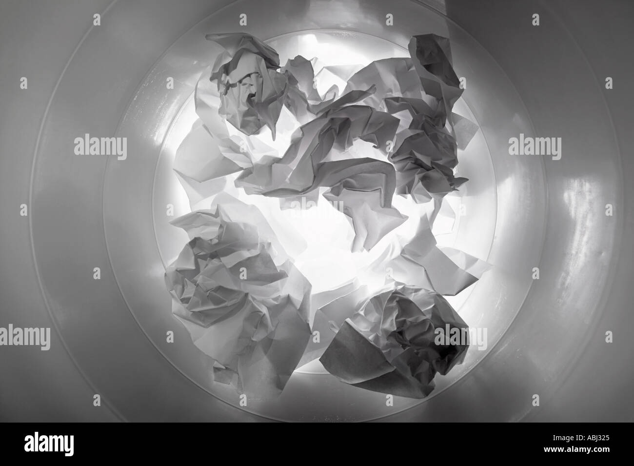 office waste paper basket Stock Photo Alamy