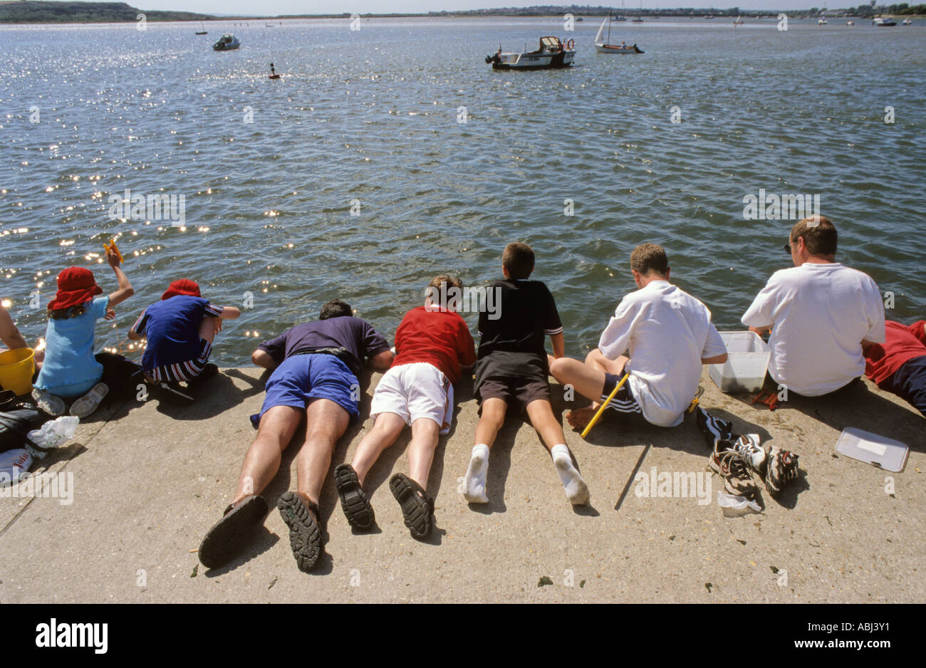 Mudeford quay crab hires stock photography and images Alamy