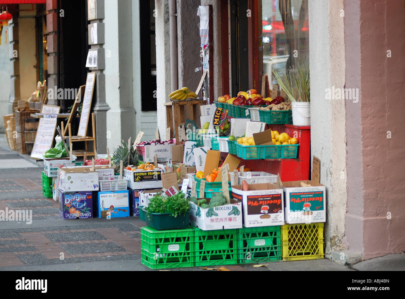 Chinese Food Vancouver For Market Chinatown Stock Photos & Chinese Food