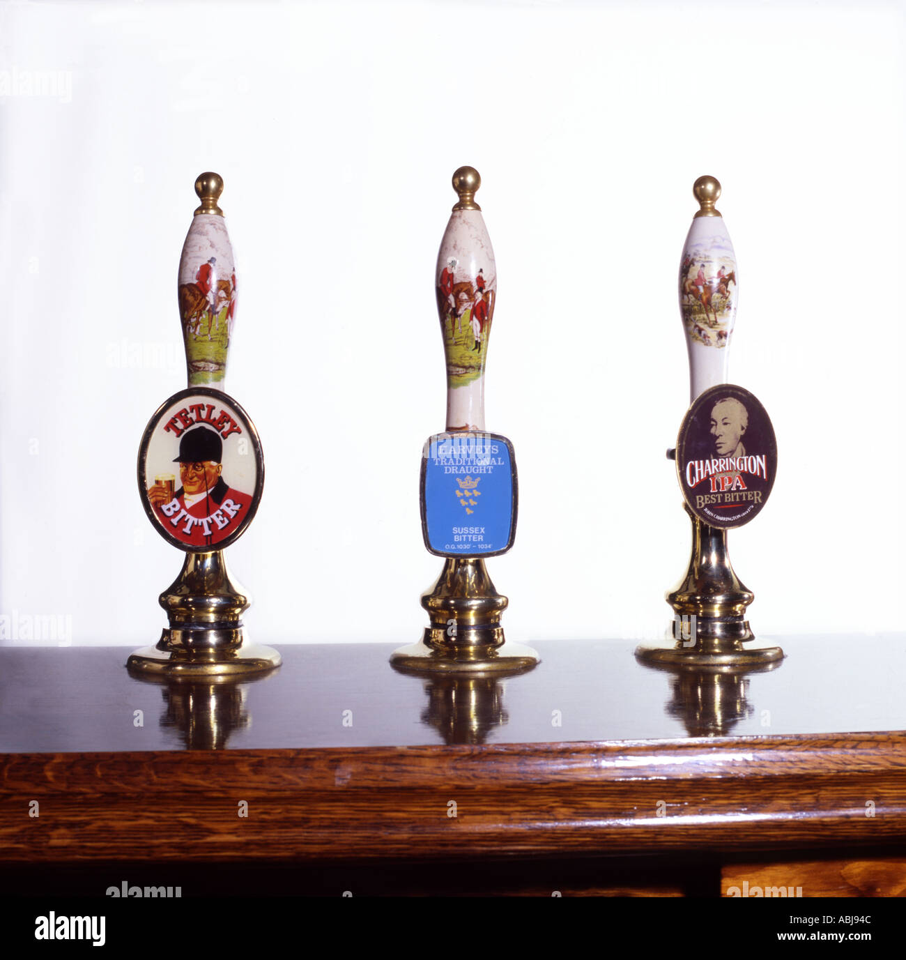 Beer Taps at Bar Stock Photo Alamy