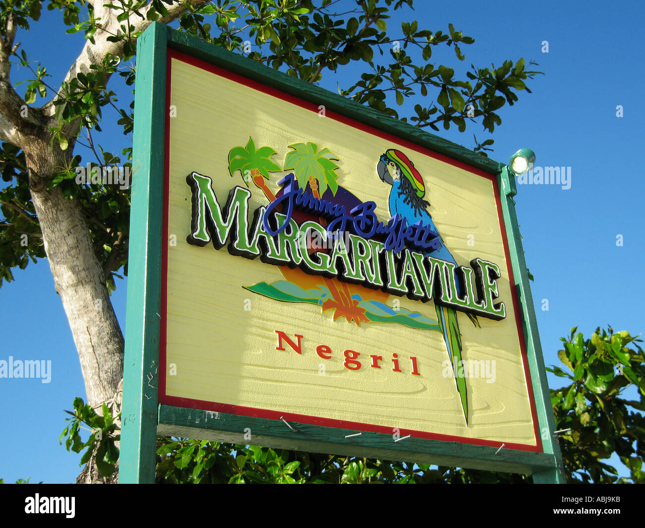Margaritaville restaurant Negril Jamaica Stock Photo Alamy