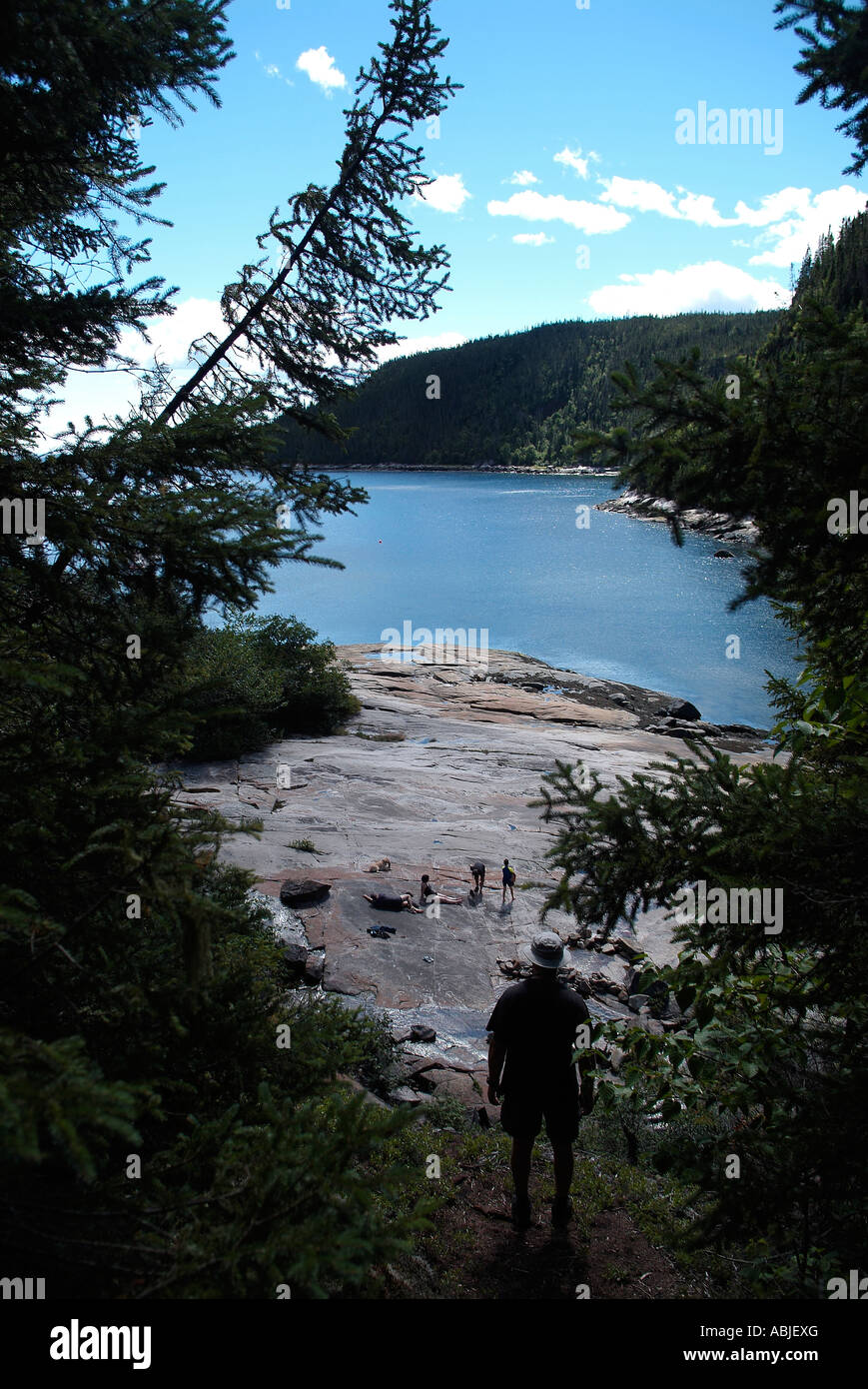 Baie Saint Pancrace, near Baie Comeau, Quebec Stock Photo Alamy