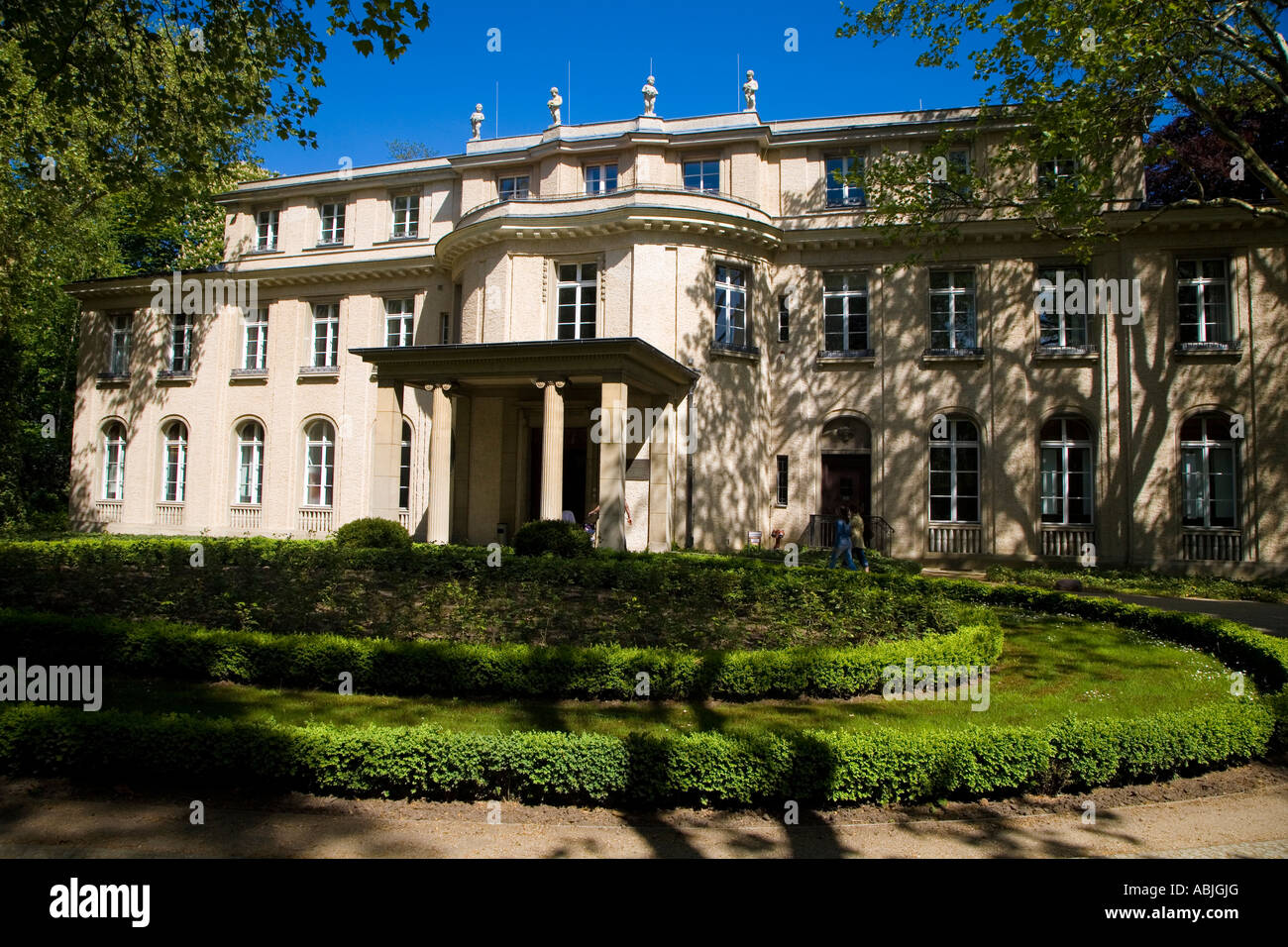 House of the Wannsee Conference Berlin Germany Stock Photo