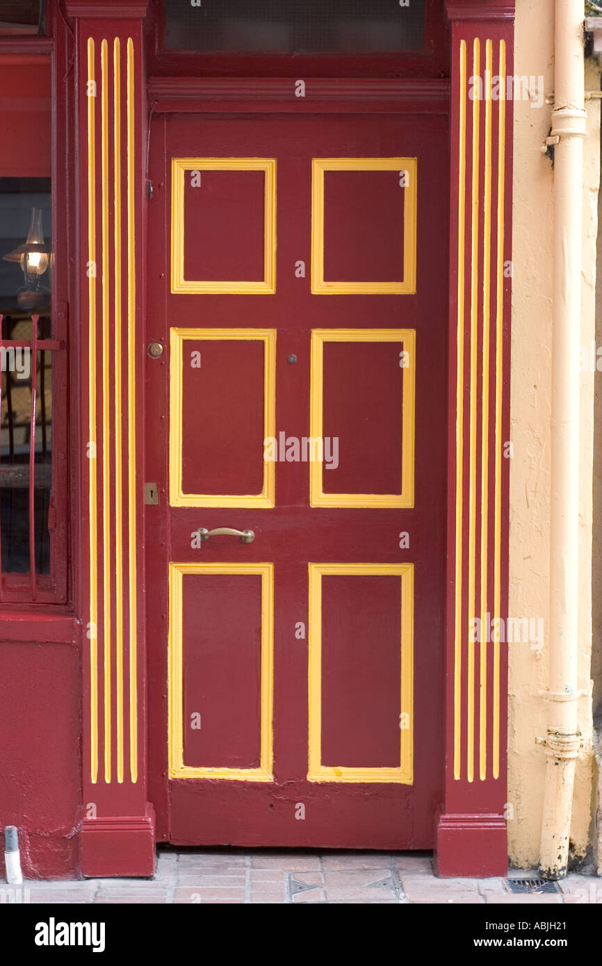Painted Door Oliver Plunkett Street Cork Ireland Stock Photo Alamy