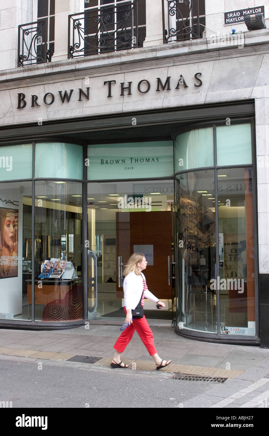 Brown Thomas Department Store Patrick Street Cork Ireland Stock Photo Alamy