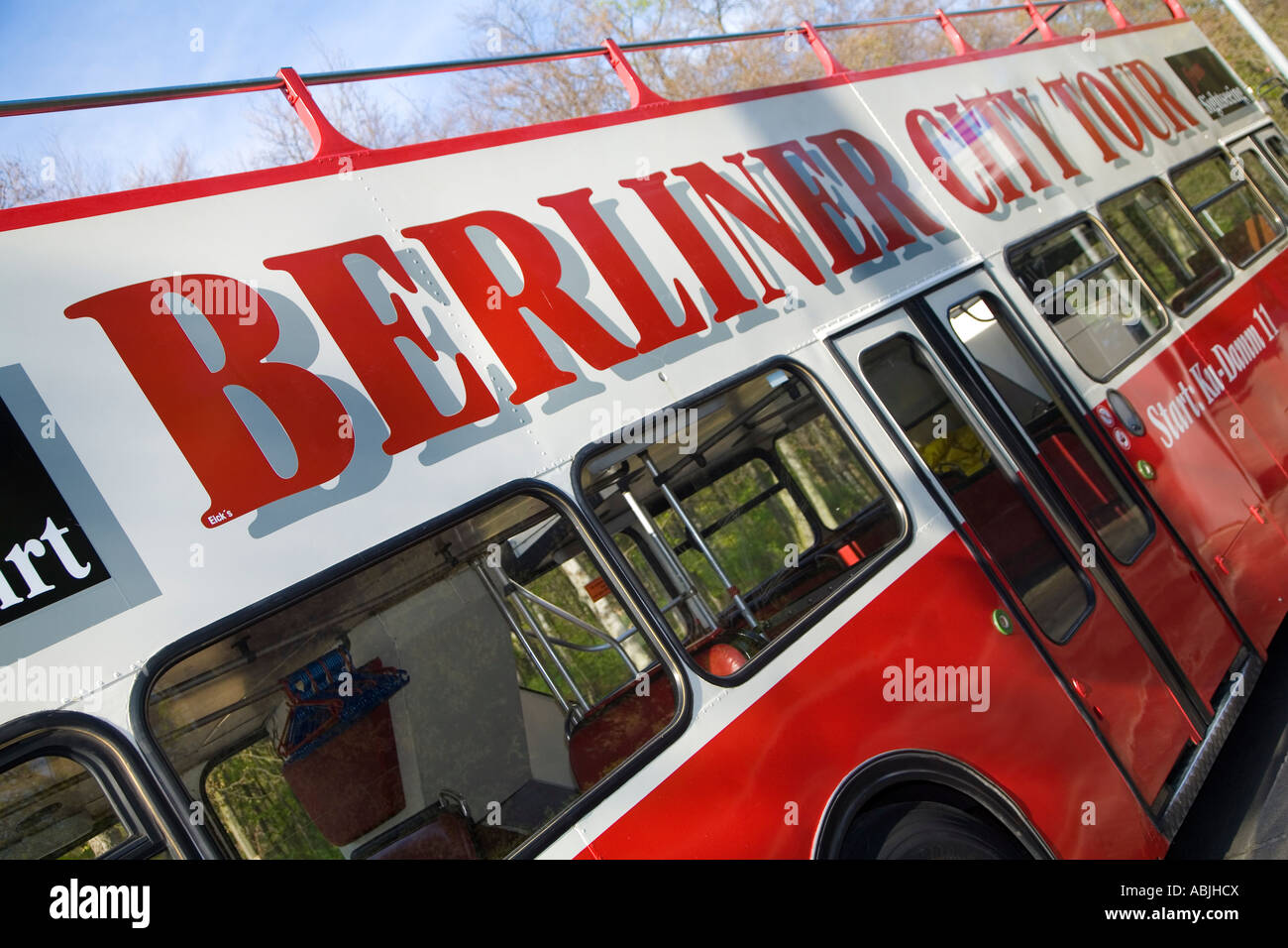 City Tour Bus Berlin Germany Stock Photo Alamy