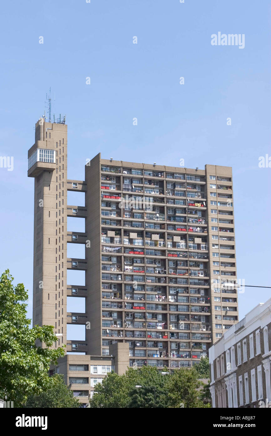 Trellick Tower Golborne Road London England UK Stock Photo 4213382 Alamy