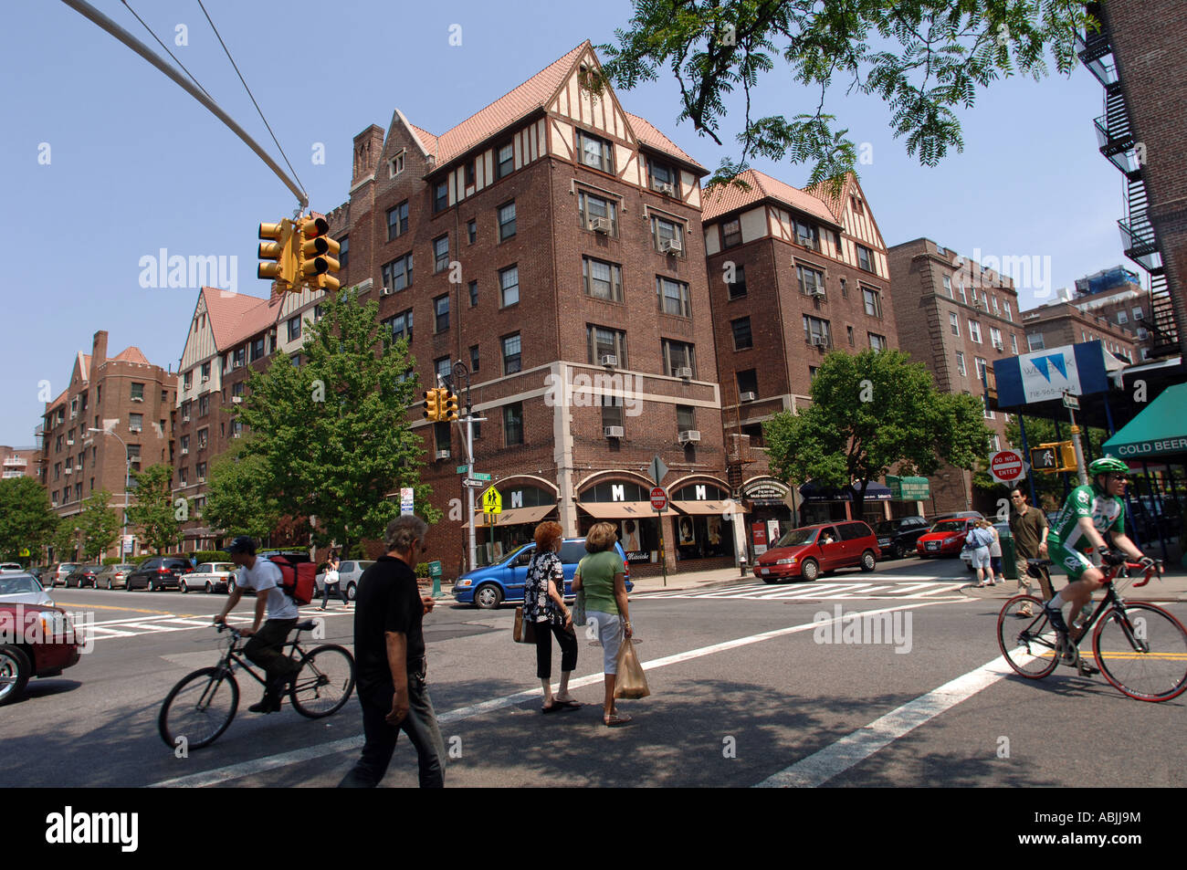 Forest Hills neighborhood in Queens in NYC Stock Photo Alamy