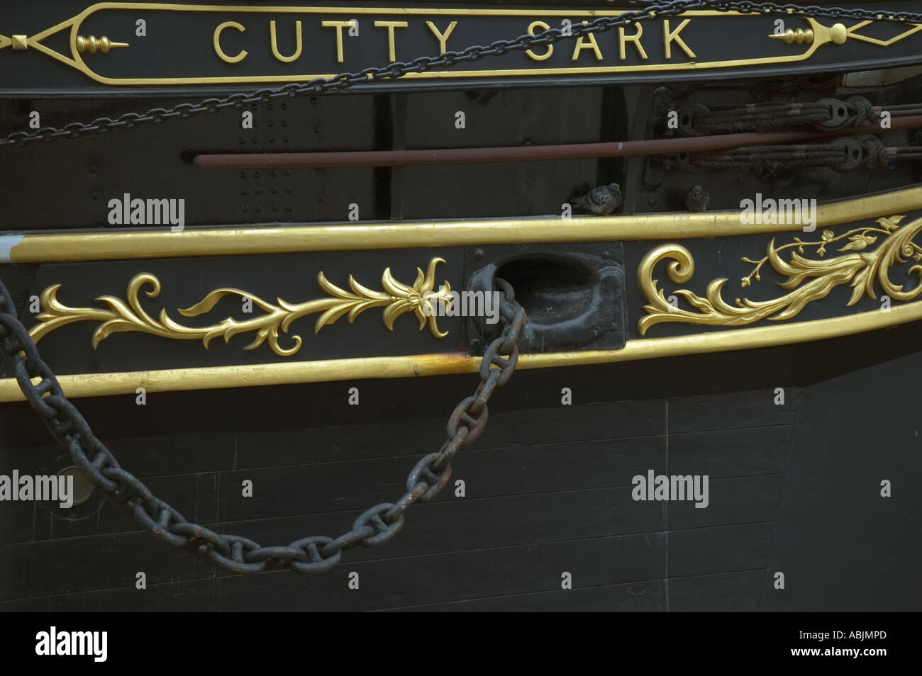 Cutty Sark ship Greenwich London UK Stock Photo