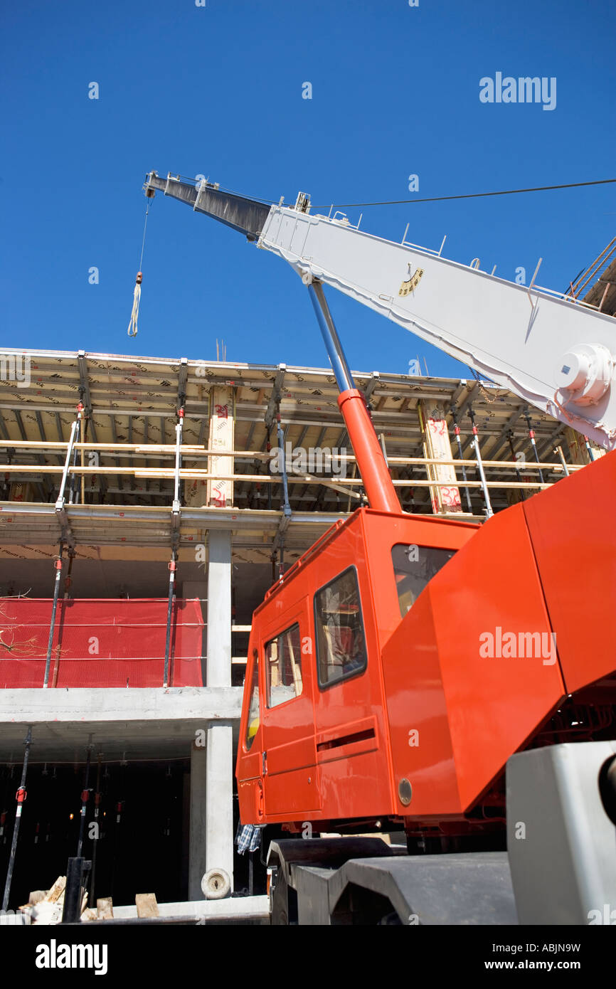 Low angle view of crane Stock Photo - Alamy